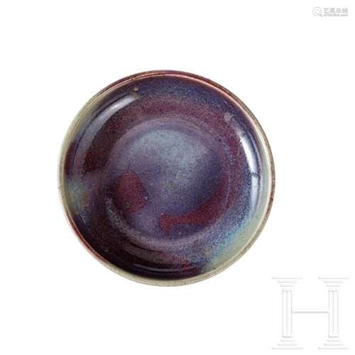 A purple-splashed Jun bowl, probably Northern Song or Jin Dy...