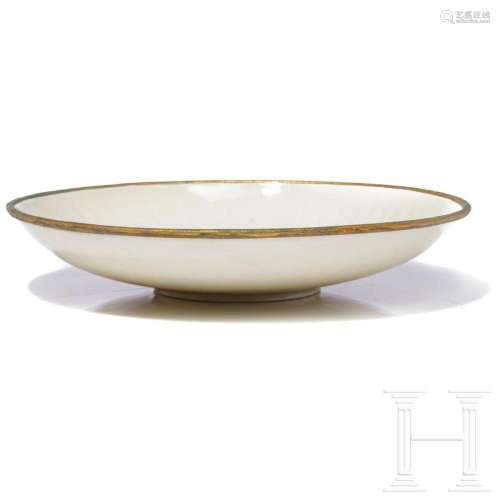 A finely moulded Chinese Ding "Qilin" dish, 20th c...