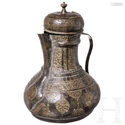 An Ottoman copper mocha-jug, 18th century