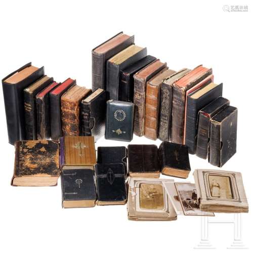A collection of devotional and prayer books in German and La...