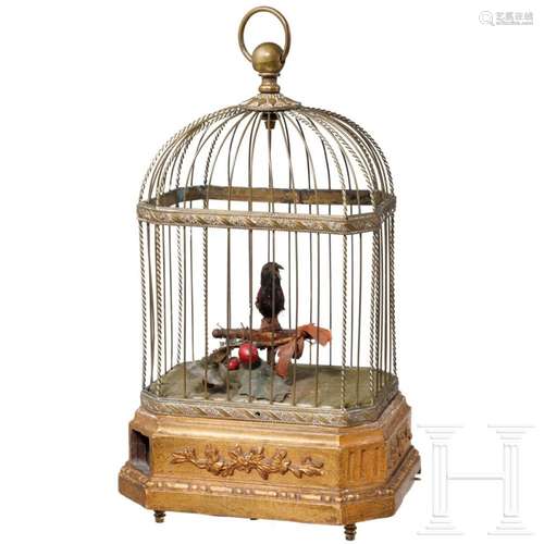 A German/Swiss songbird cage, circa 1900