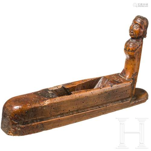 A wood plane, dated 1767