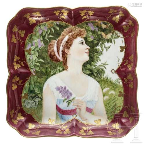 A porcelain plate, Meissen, circa 1920