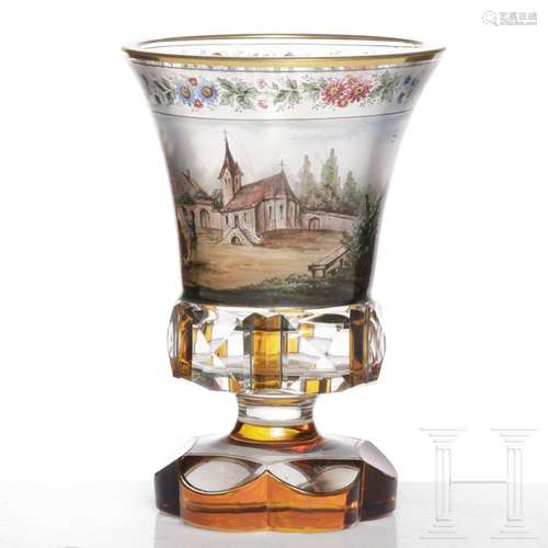 A Bohemian "Ranft" beaker, late 19th century