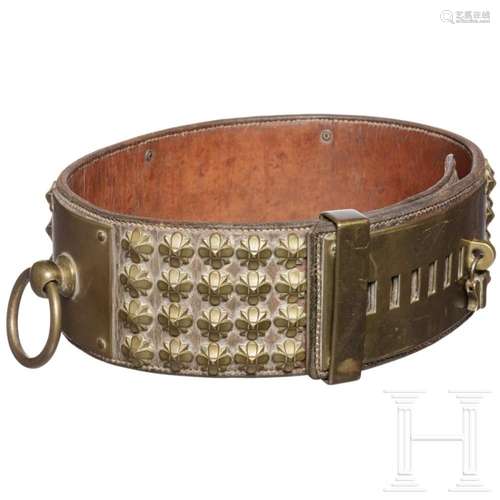 A German or Dutch dog's collar, 19th/20th century