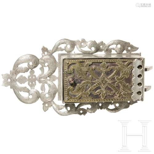 A German iron door lock, circa 1720