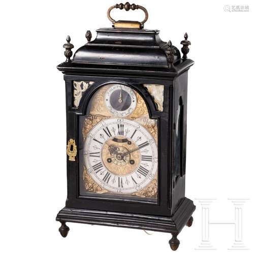 A German table clock, 18th century