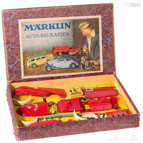 A Maerklin construction kit of Racing Car 1107 R in original...