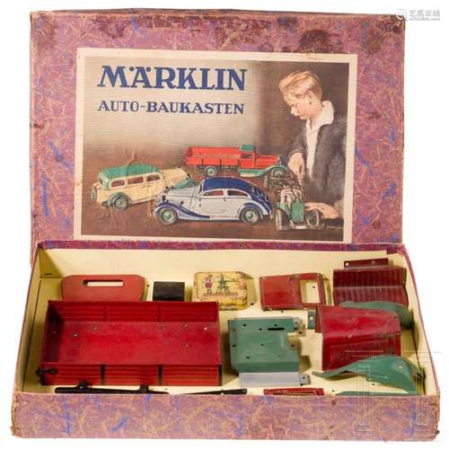 A Maerklin construction kit of a 1105 L Platform Truck in or...