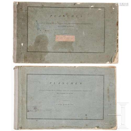 Peter Simon Pallas, Two portfolios with plates from the jour...