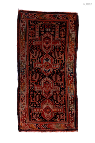 ANTIQUE ARMENIAN KAZAK RUG