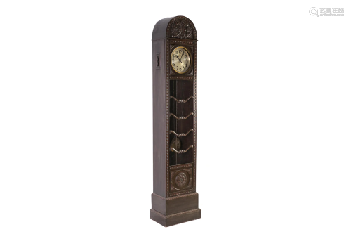 WILLIAM & MARY REVIVAL TALL CASE CLOCK