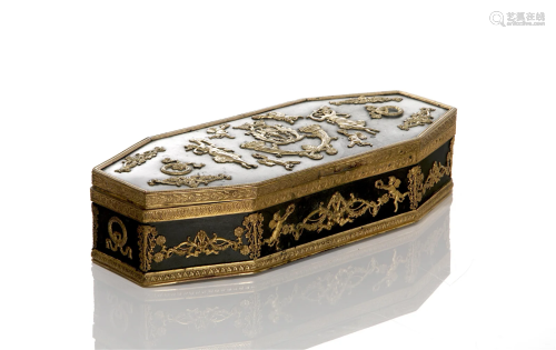 19th C FRENCH JEWELLERY CASKET