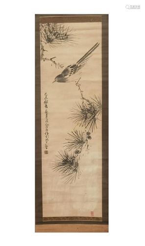 Flower and Bird Vertical Scroll, Gao Fenghan