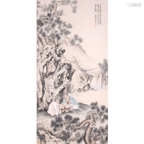 山水人物 陈少梅