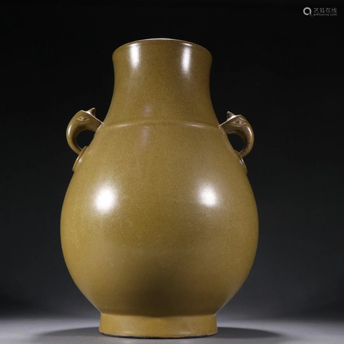 A Fine Teadust-Glazed Vase