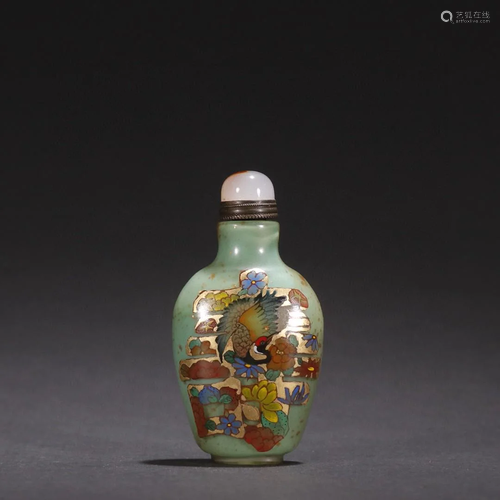 A Delicate Glass Snuff Bottle