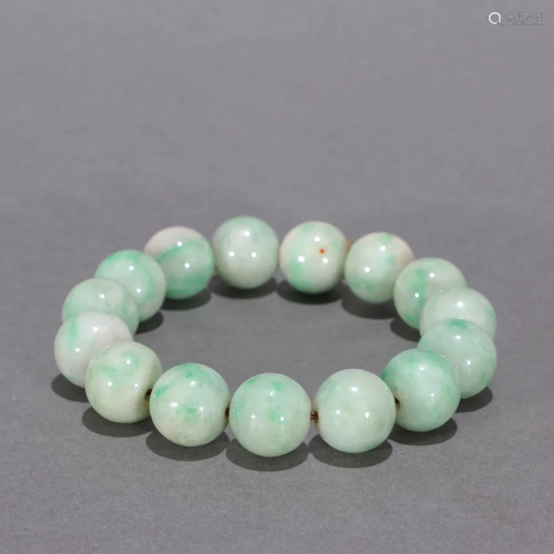 A String of Top Jadeite Beads