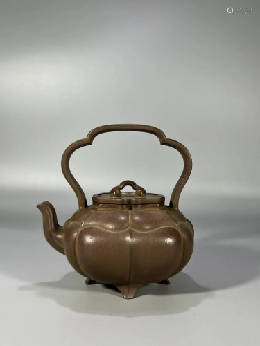 A Rare Zisha Teapot