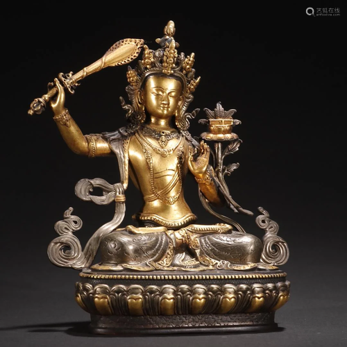 A Fine Gilt-bronze Figure of Tara