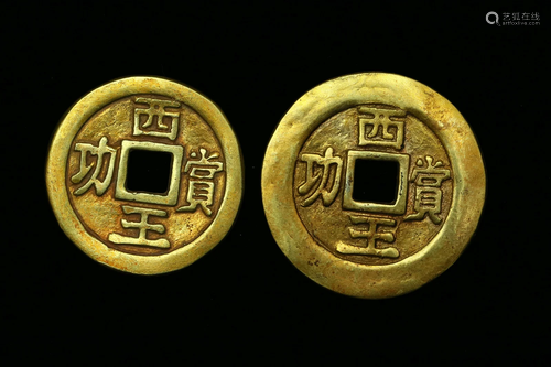 Two Precious Gold Coins