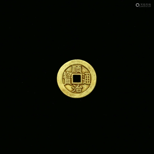 A Fine Gold 'Shunzhi' Coin