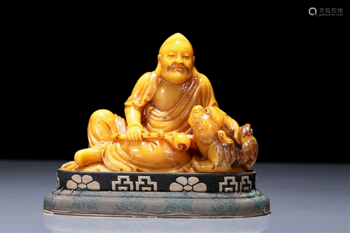 A Fabulous Tianhuang Figure Of Arhat