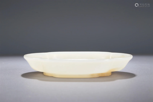 A Wonderful White Jade Dish