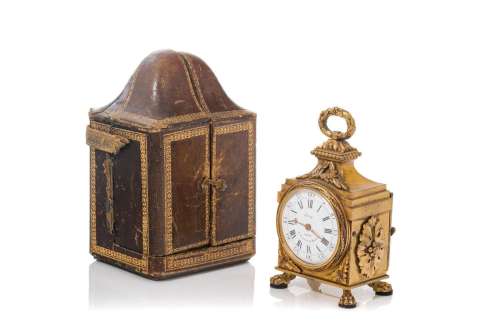 FRENCH ORMOLU BELLE EPOQUE CARRIAGE CLOCK