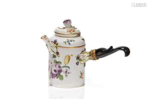 18th C MEISSEN PORCELAIN CHOCOLATE POT