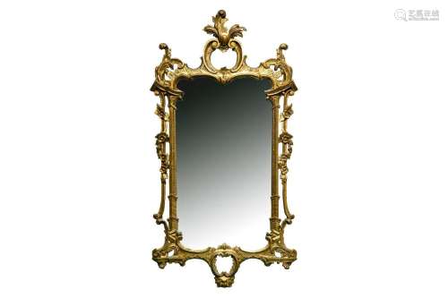 CARVED GILTWOOD MIRROR