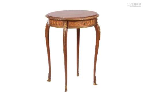 FRENCH MARBLE TOP SIDE TABLE