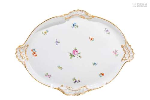 MEISSEN HAND PAINTED PORCELAIN TRAY