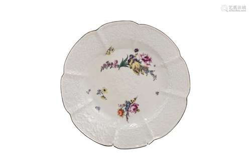 18th C MEISSEN PORCELAIN PLATE