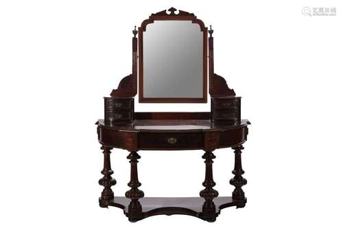 19th C ENGLISH MAHOGANY DUCHESS DRESSING TABLE