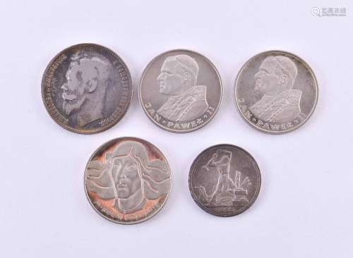 Konvolut Münzen Polen/Russland