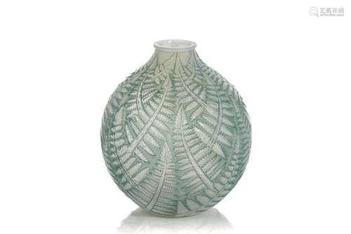 RENE LALIQUE ESPALION GLASS VASE