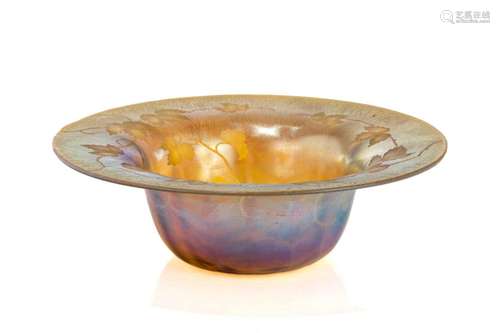 TIFFANY FAVRILE GLASS BOWL