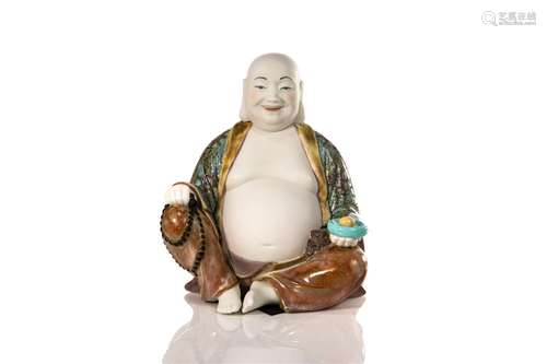 LLADRO PORCELAIN HAPPY BUDDHA FIGURE