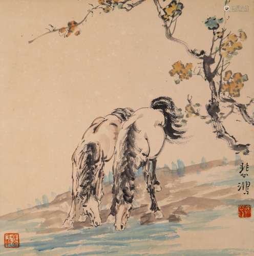 Chinese Ink Painting,Xu Beihong Horse