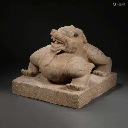 Ming Dynasty or Before,Stone Lion