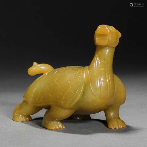 Ming Dynasty or Before,Hetian Jade Beast