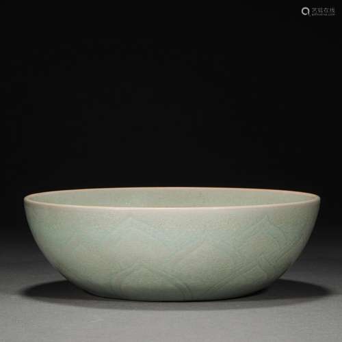 Ming Dynasty or Before,Ru Kiln Large Bowl