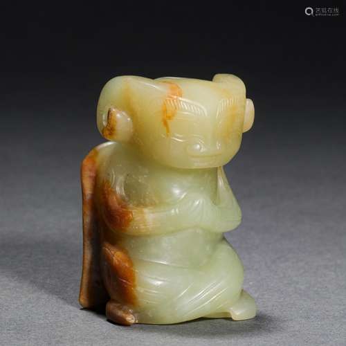 Ming Dynasty or Before,Hetian Jade Man