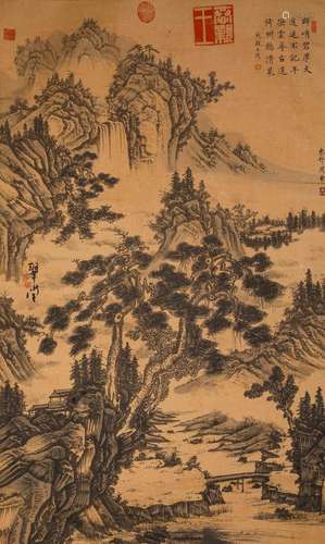 Chinese Ink Painting,Scenery Picture