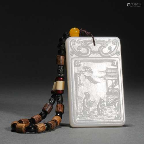 Qing Dynasty,Hetian Jade Character Brand