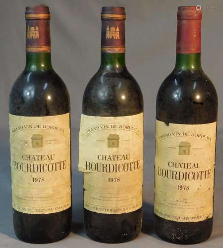 1978 Château Bourdicotte. Bordeaux AC
