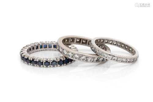 COLLECTION OF ETERNITY BANDS