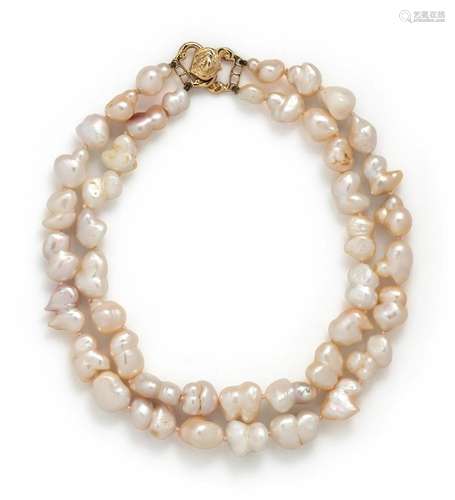 CULTURED BAROQUE PEARL NECKLACE