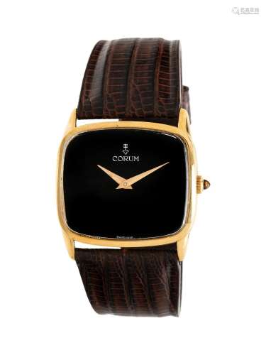 CORUM, 18K YELLOW GOLD WRISTWATCH